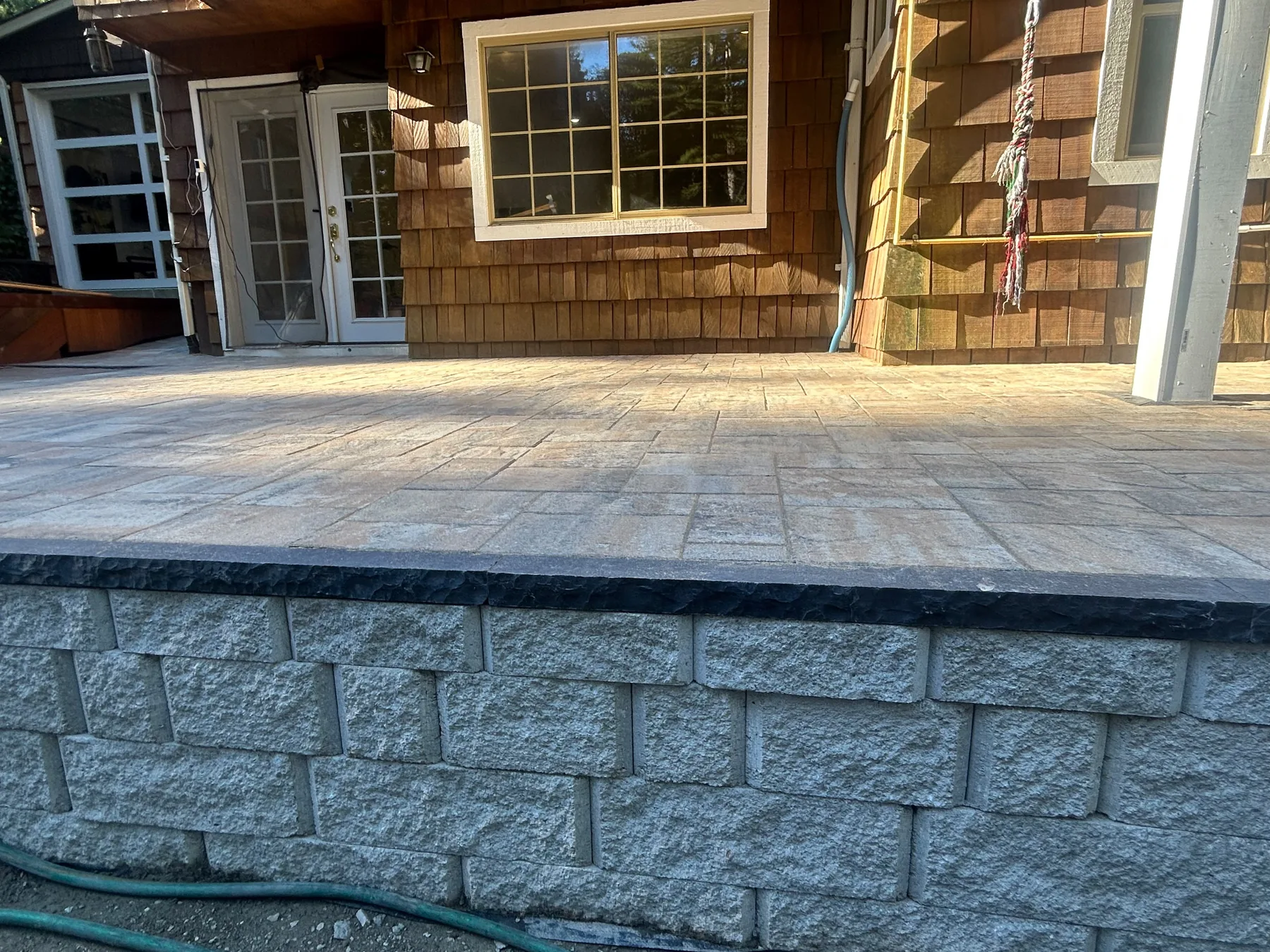 Raised Paver Patio